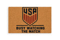 BUSY WATCHING THE MATCH - TEAM USA