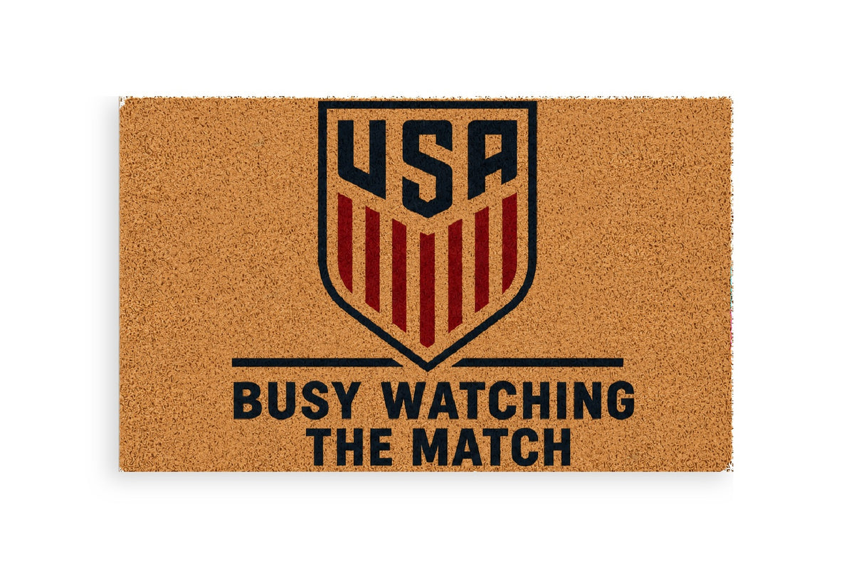 BUSY WATCHING THE MATCH - TEAM USA